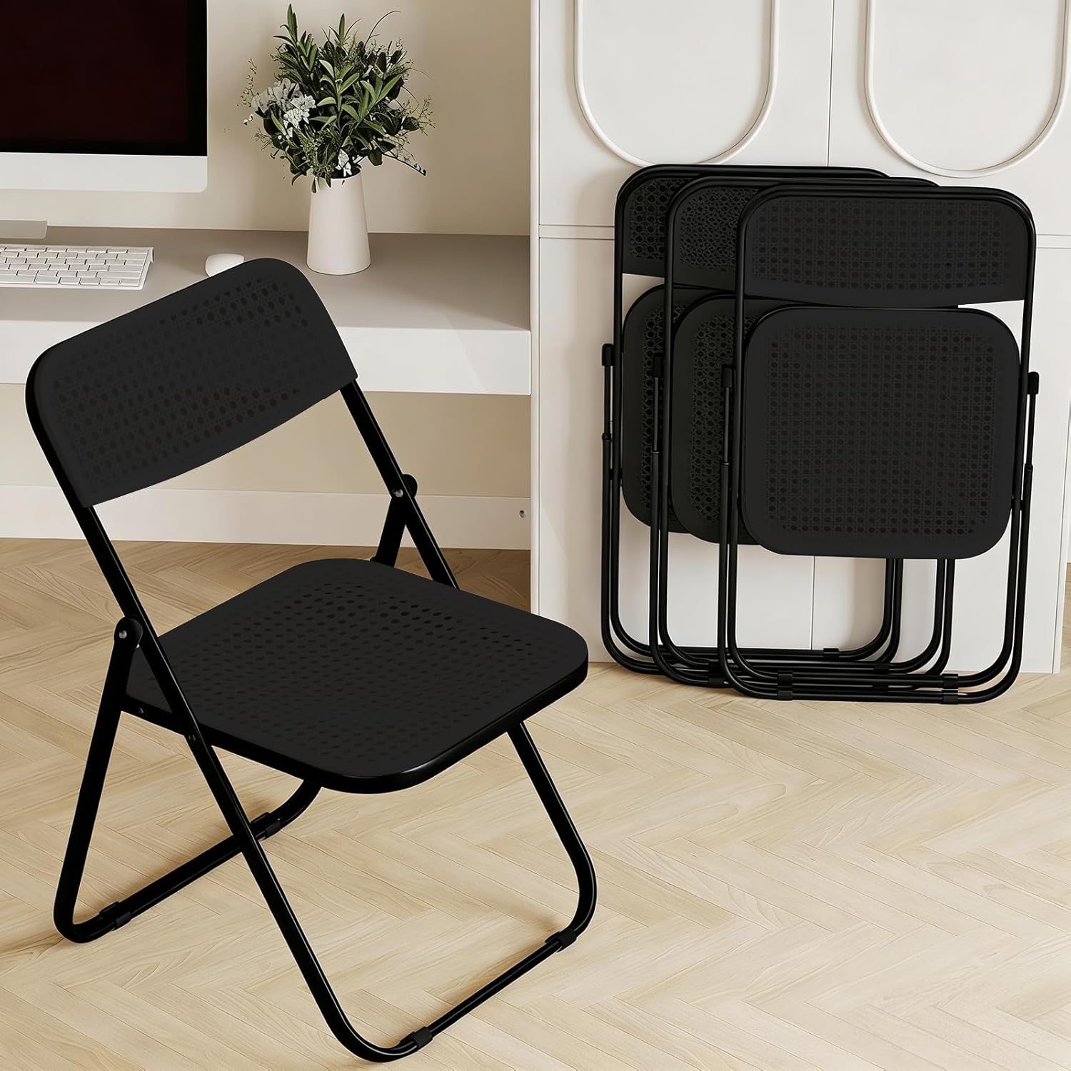 Office Furniture Custom - Folding Chairs, 300lb Capacity Steel Frame,