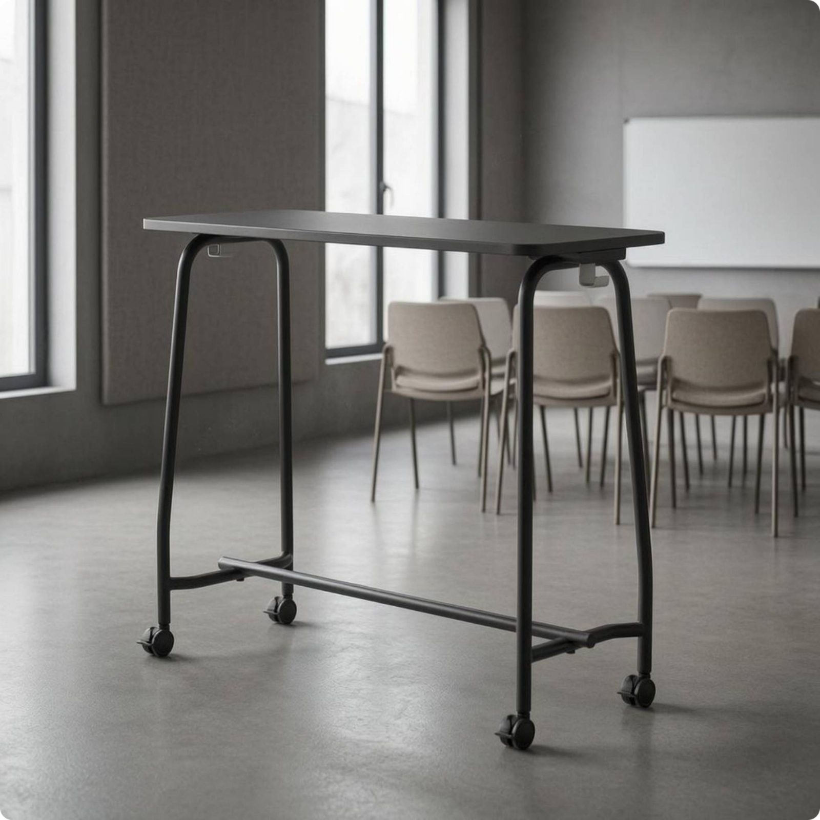 Mobile Training Desk Flat Tabl - огляд і ціна Office Furniture Table