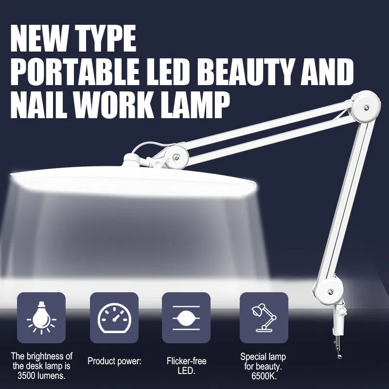 24W LED Desk Lamp with Clam 19 - огляд і ціна Office Furniture Table