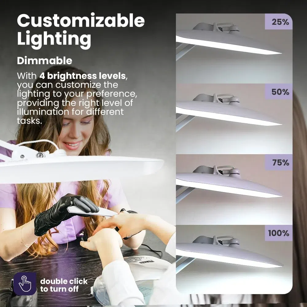 24W LED Desk Lamp with Clam 19 - огляд і ціна Office Furniture Table