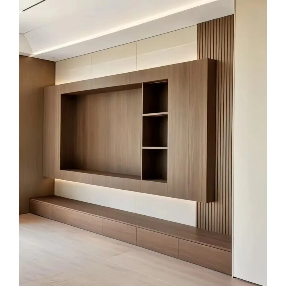 Modern Custom Wooden Low TV Ca - огляд і ціна Office Furniture Custom