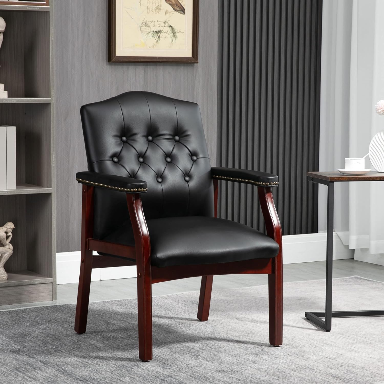 Black Leather Office Chairs Se - огляд і ціна Office Furniture Custom