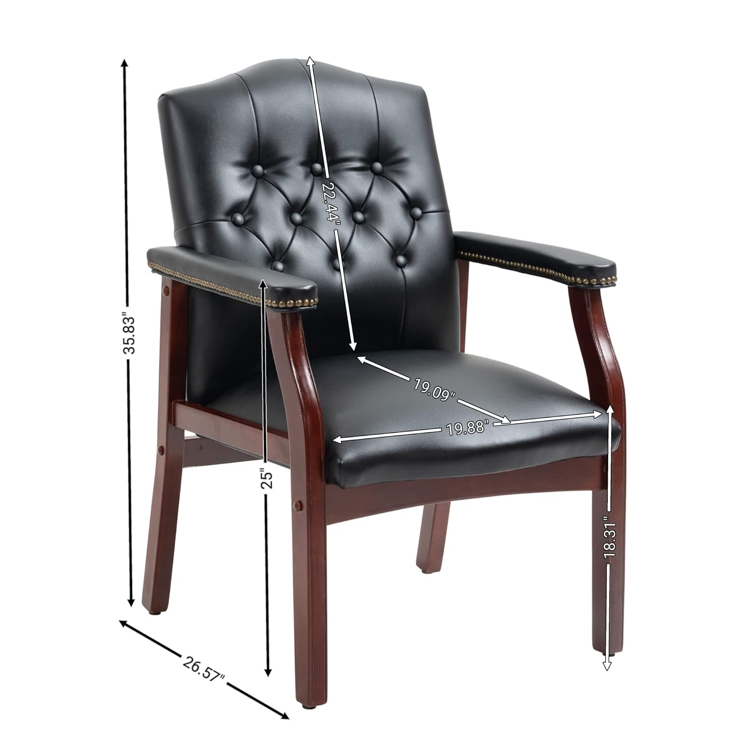 Black Leather Office Chairs Se - огляд і ціна Office Furniture Custom