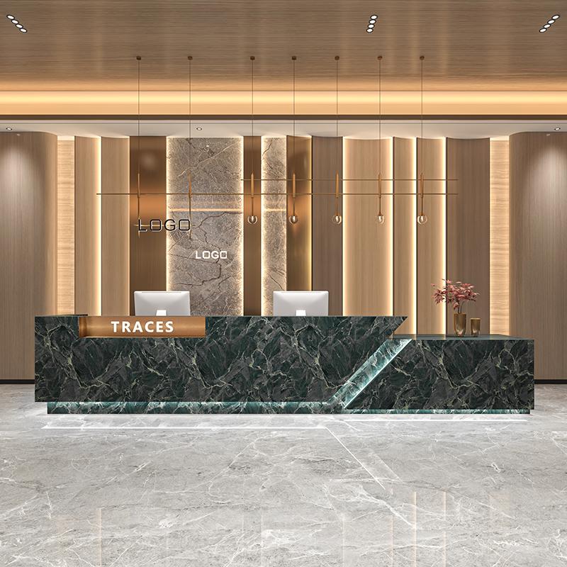 Marble slate modern Reception  - огляд і ціна Office Furniture Company