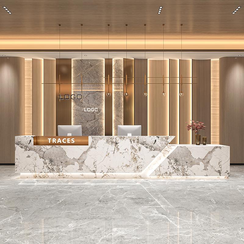 Marble slate modern Reception  - огляд і ціна Office Furniture Company