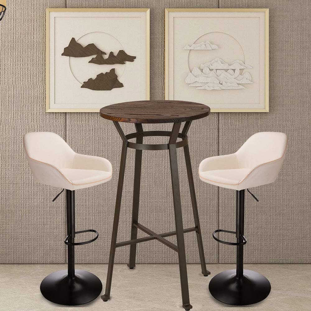 3Pc Pub Table & Swivel PU Bar  - огляд і ціна Office Furniture Custom