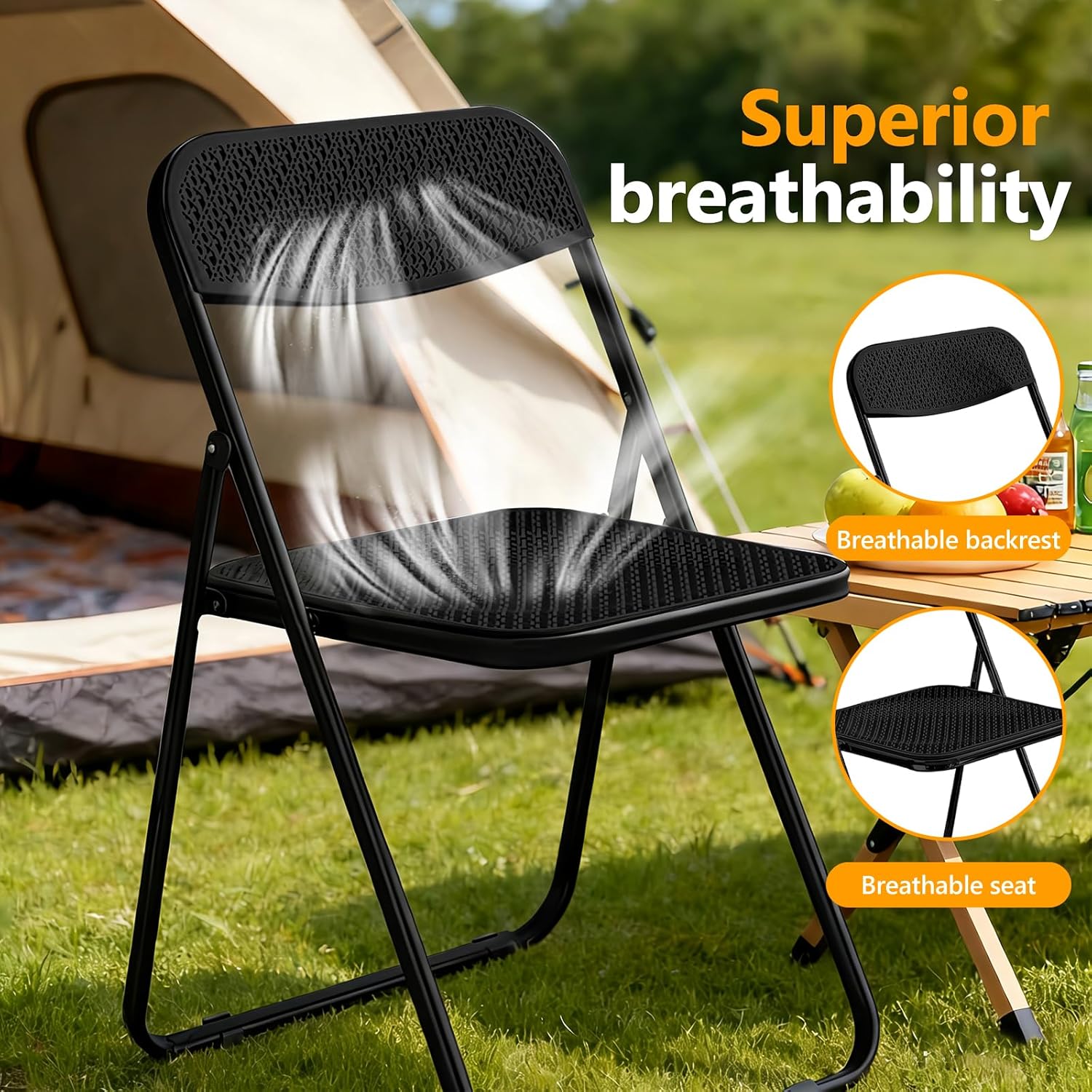 Folding Chairs, 300lb Capacity - огляд і ціна Office Furniture Custom