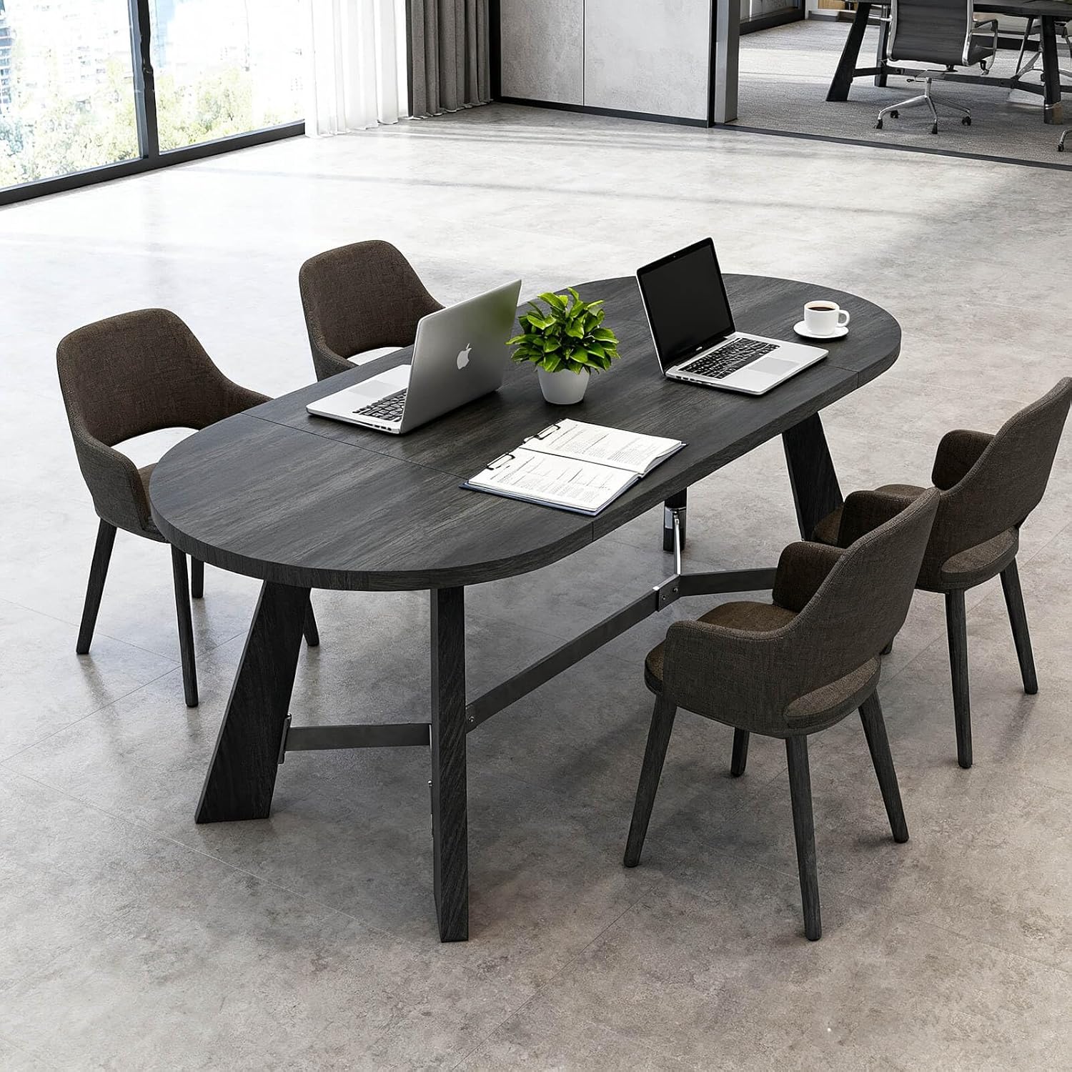 6-8 Person Oval Conference Tab - огляд і ціна Office Furniture Custom