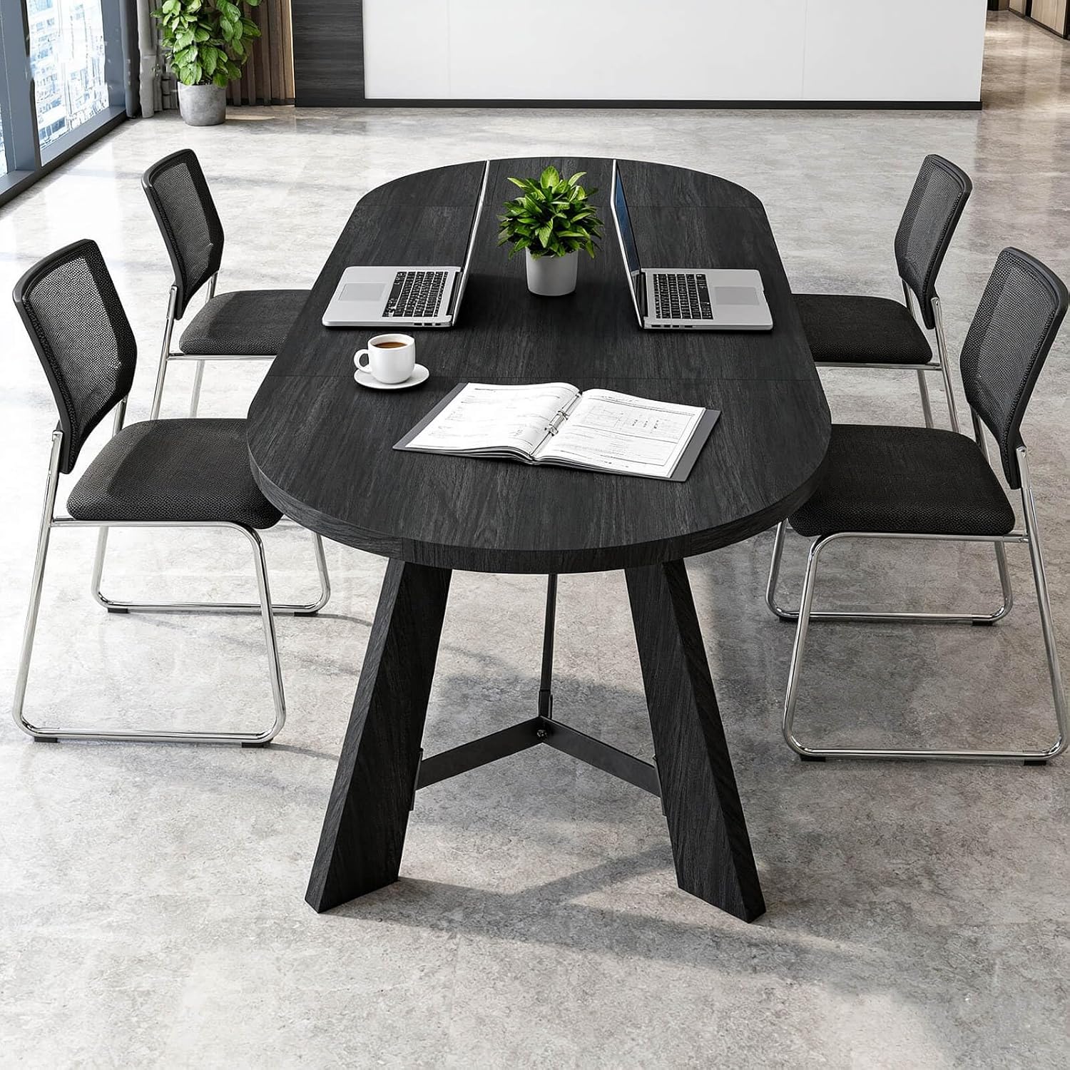 6-8 Person Oval Conference Tab - огляд і ціна Office Furniture Custom
