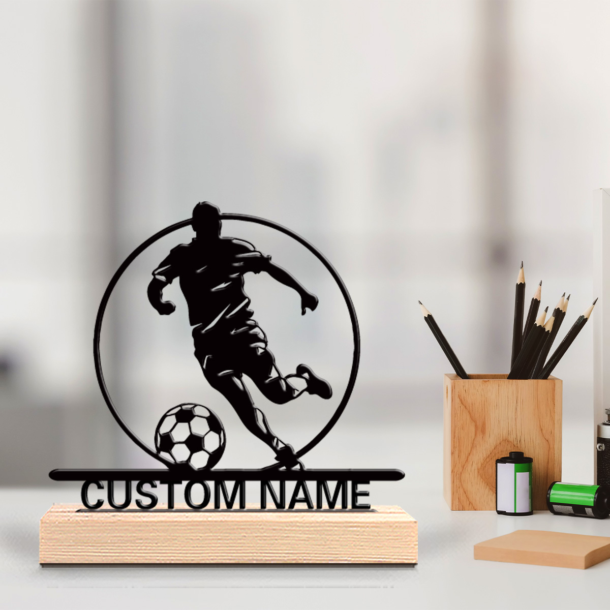 Custom Soccer Player Metal Sta - огляд і ціна Office Furniture Table