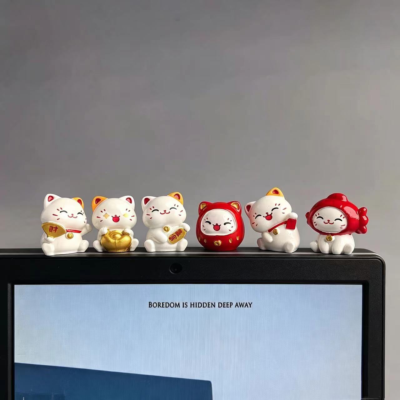 6 Cute Money-Drawing Cat Kitte - огляд і ціна Office Furniture Table