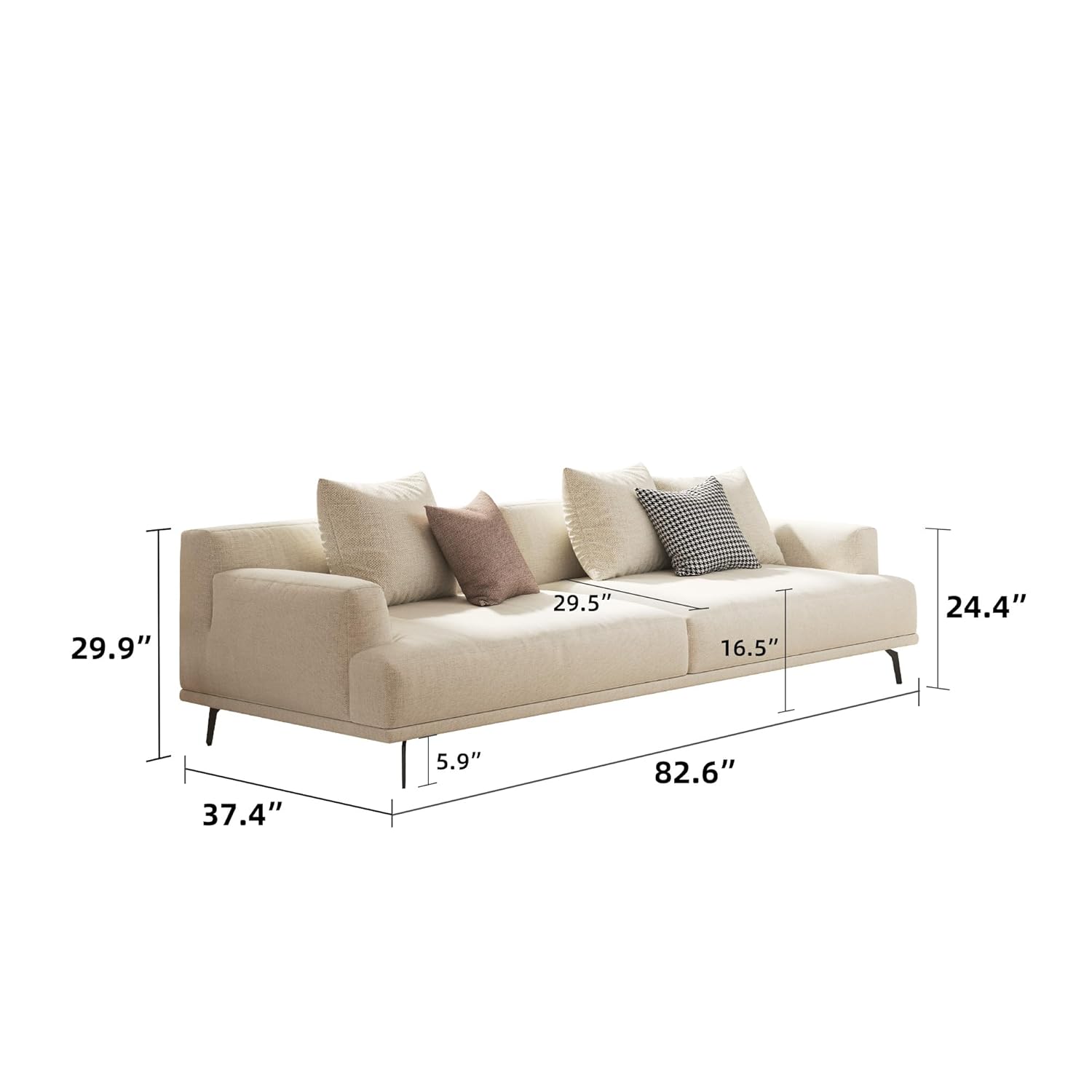 3-Seater Living Room Sofa - Mo - огляд і ціна Office Furniture Custom