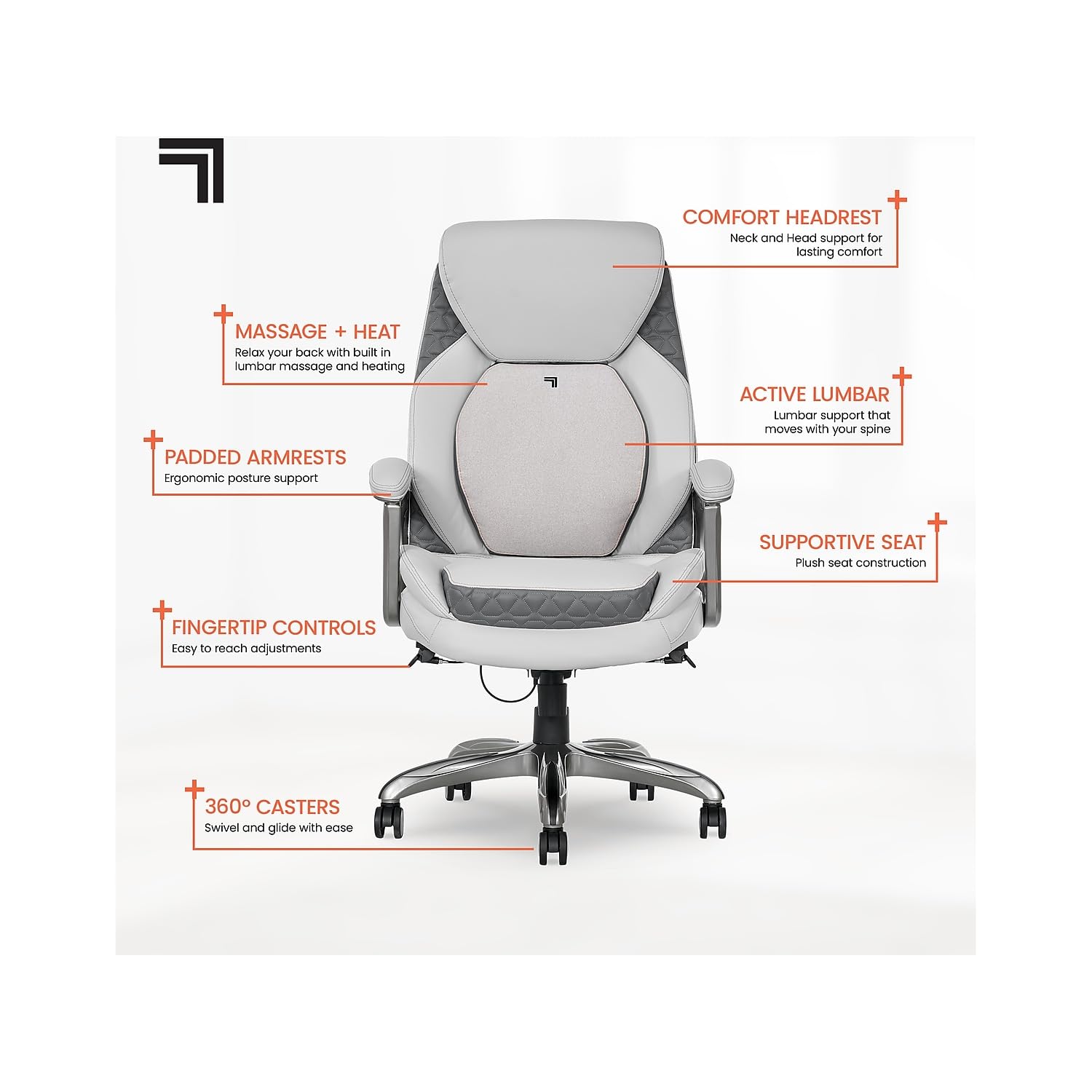 Sharper Image S600 Active Lumb - огляд і ціна Office Furniture Images